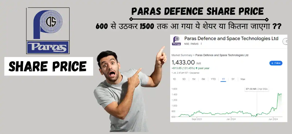 paras defence share price