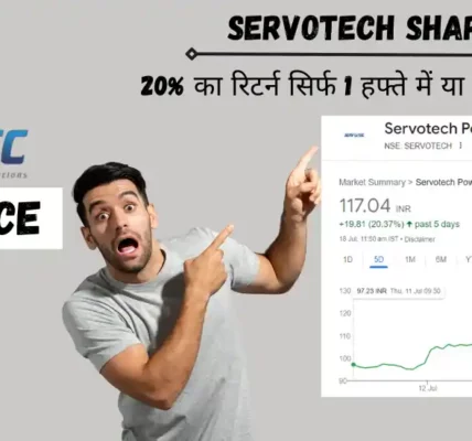 servotech share price