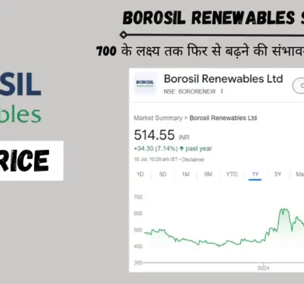 borosil renewables share price