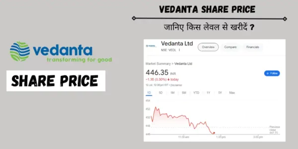 vedanta share price