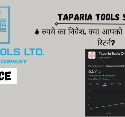 Taparia Tools Share Price