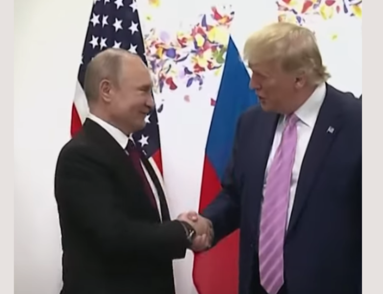 President Trump confirms progress in efforts to end the war but provides no specifics on communication with Russian President Vladimir Putin.