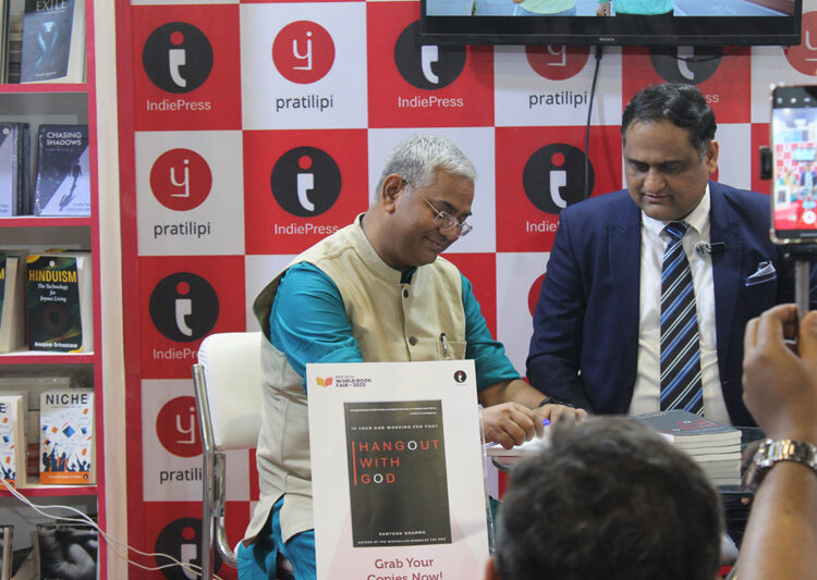 Author Santosh Sharma, Hangout With God,