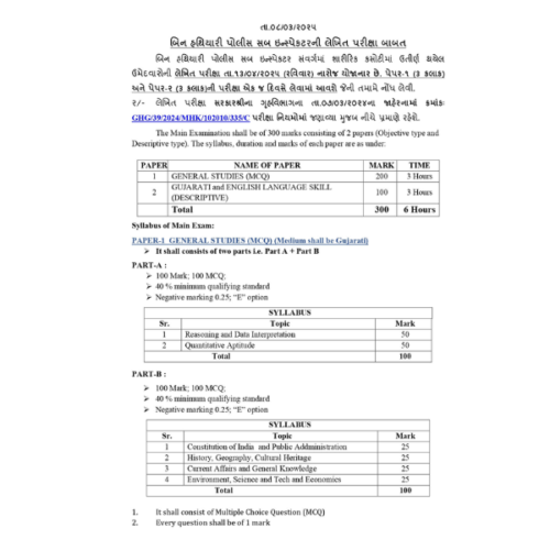 Written Exam Scheduled for April 13, 2025, in Two Sessions