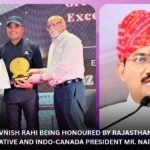 Lyricist Dr. Avnish Rahi awarded Chandbardai Geet Rishi Rajasthan Samman