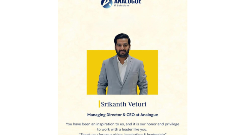 Rise of Veturi Srikanth and Analogue IT Solutions